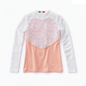 Karisma Valeria spetstop plaisir/vit spets