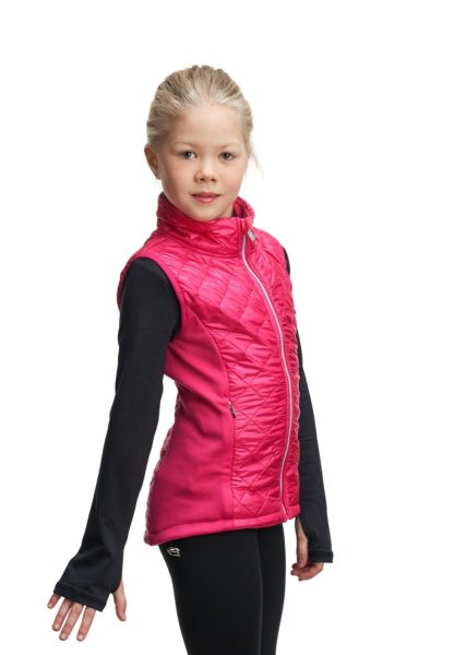 Zoom bild av JIV fortis vest pink 4